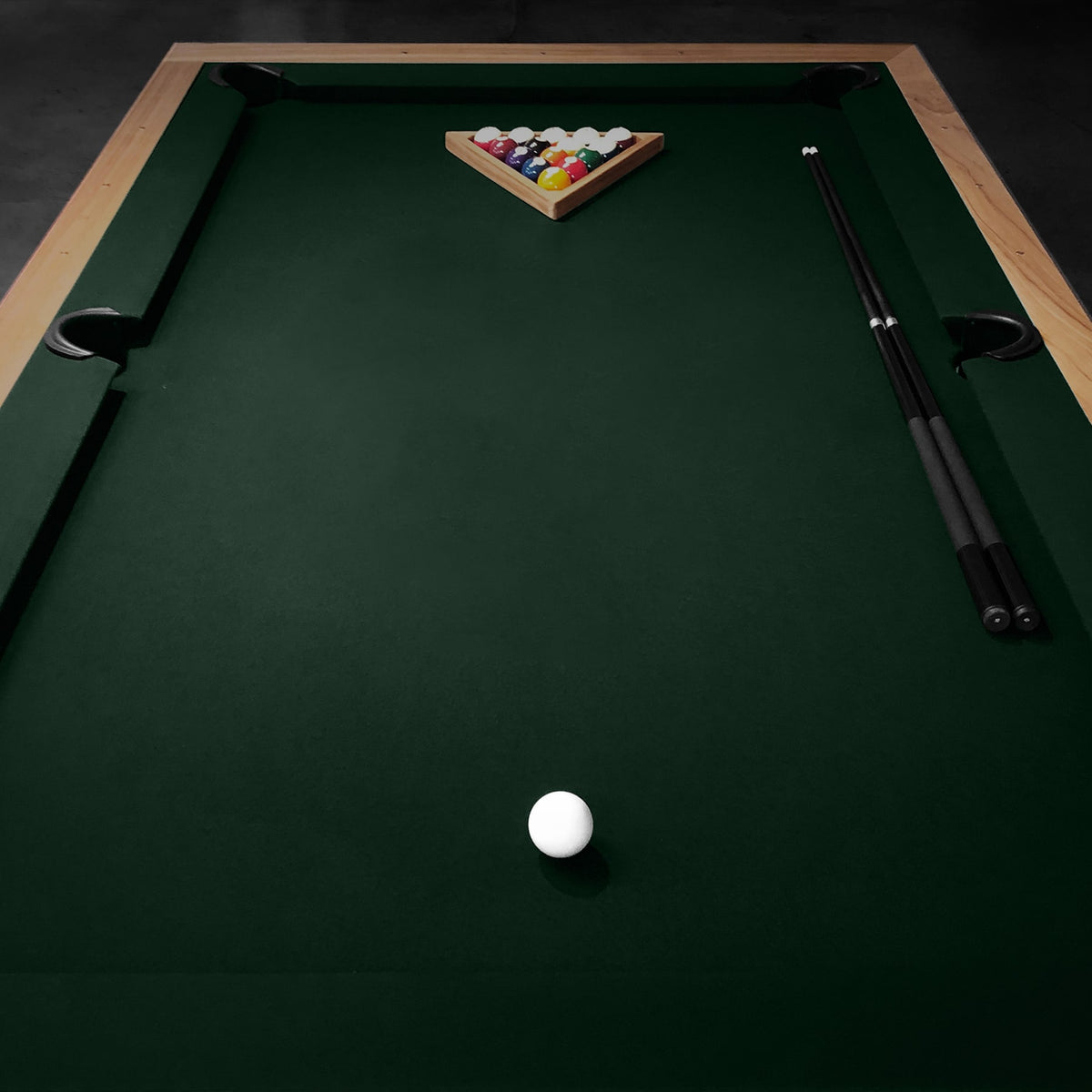 Limited Edition Pool Table in Dark Green | James Perse Los Angeles
