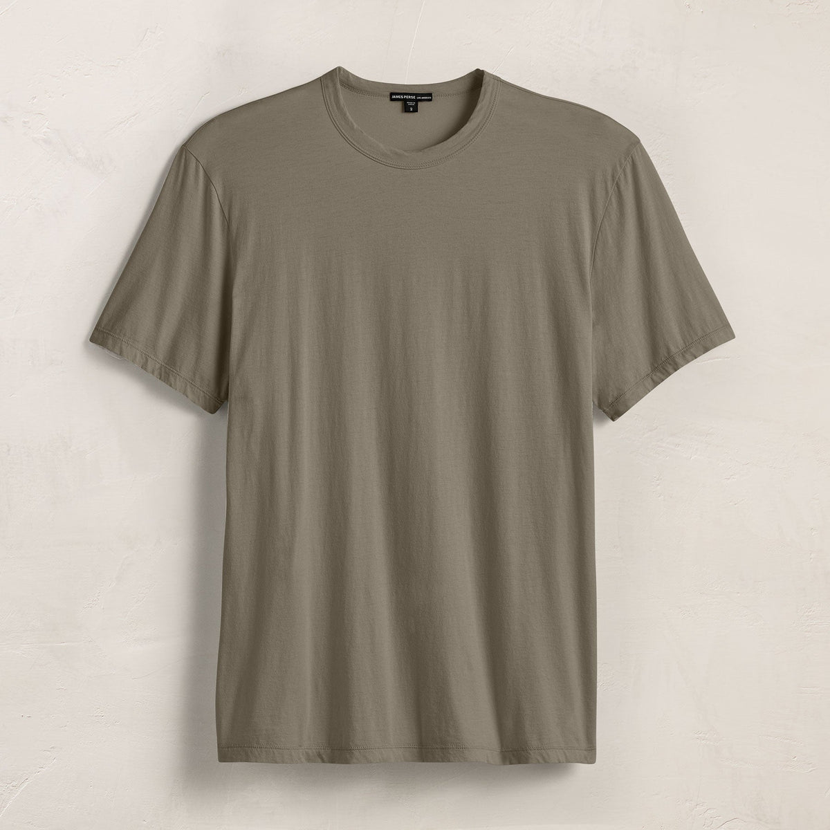 Luxe Lotus Jersey Tee in Birch | James Perse Los Angeles