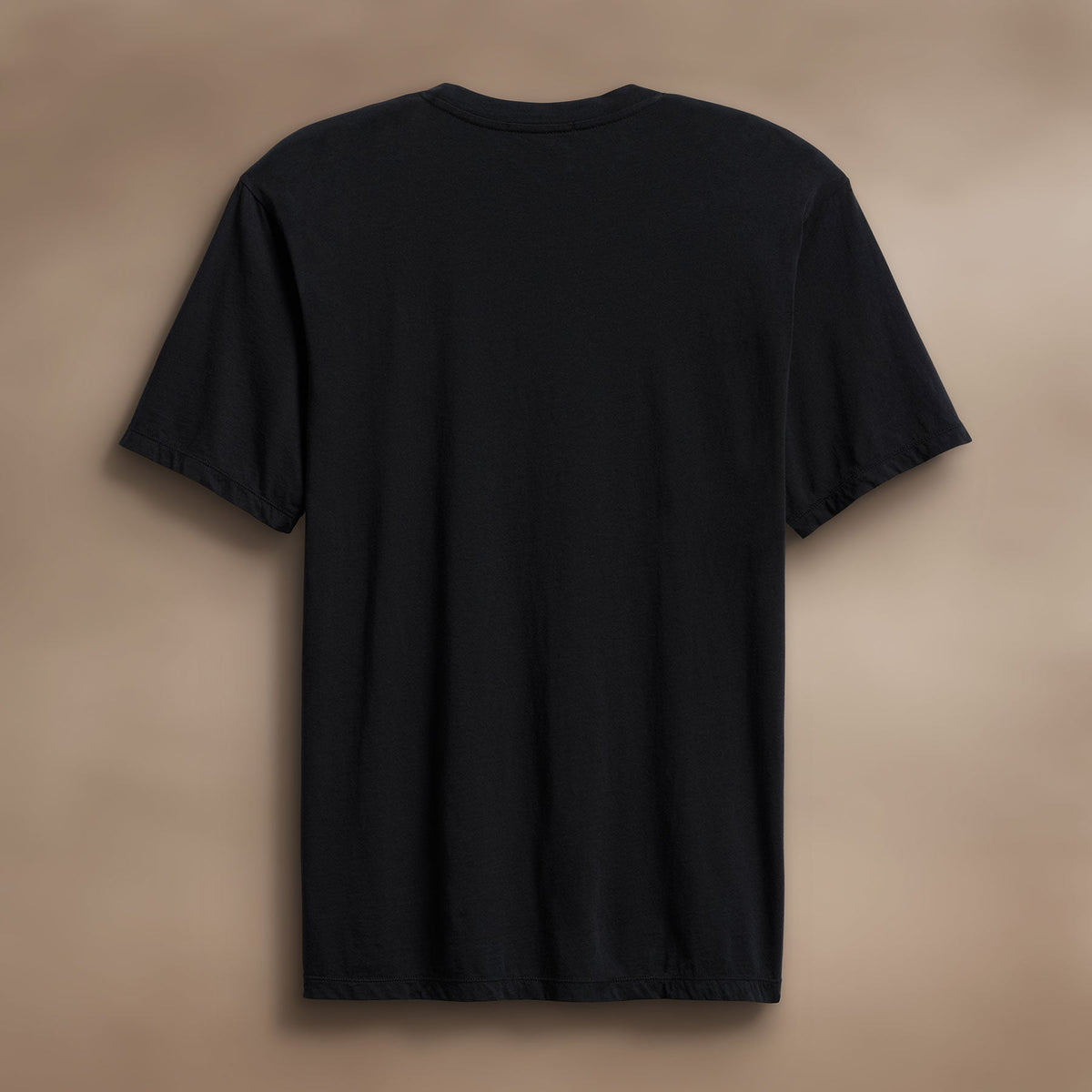 Luxe Lotus Jersey V Neck in Black | James Perse Los Angeles