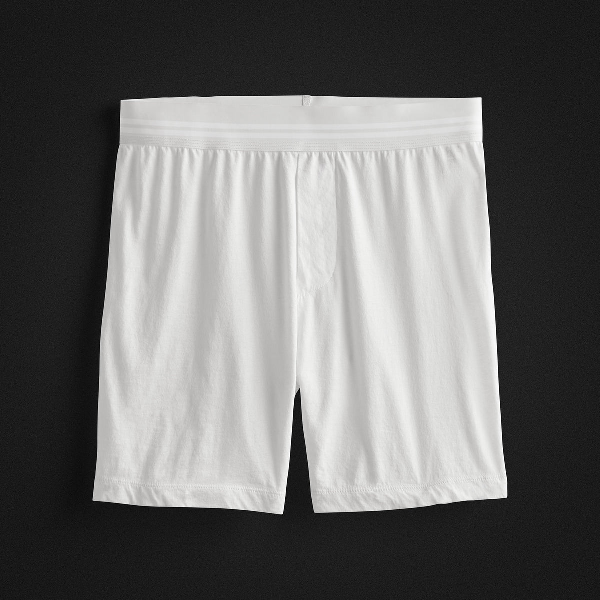 Luxe Lotus Relaxed Fit Boxer Short - White