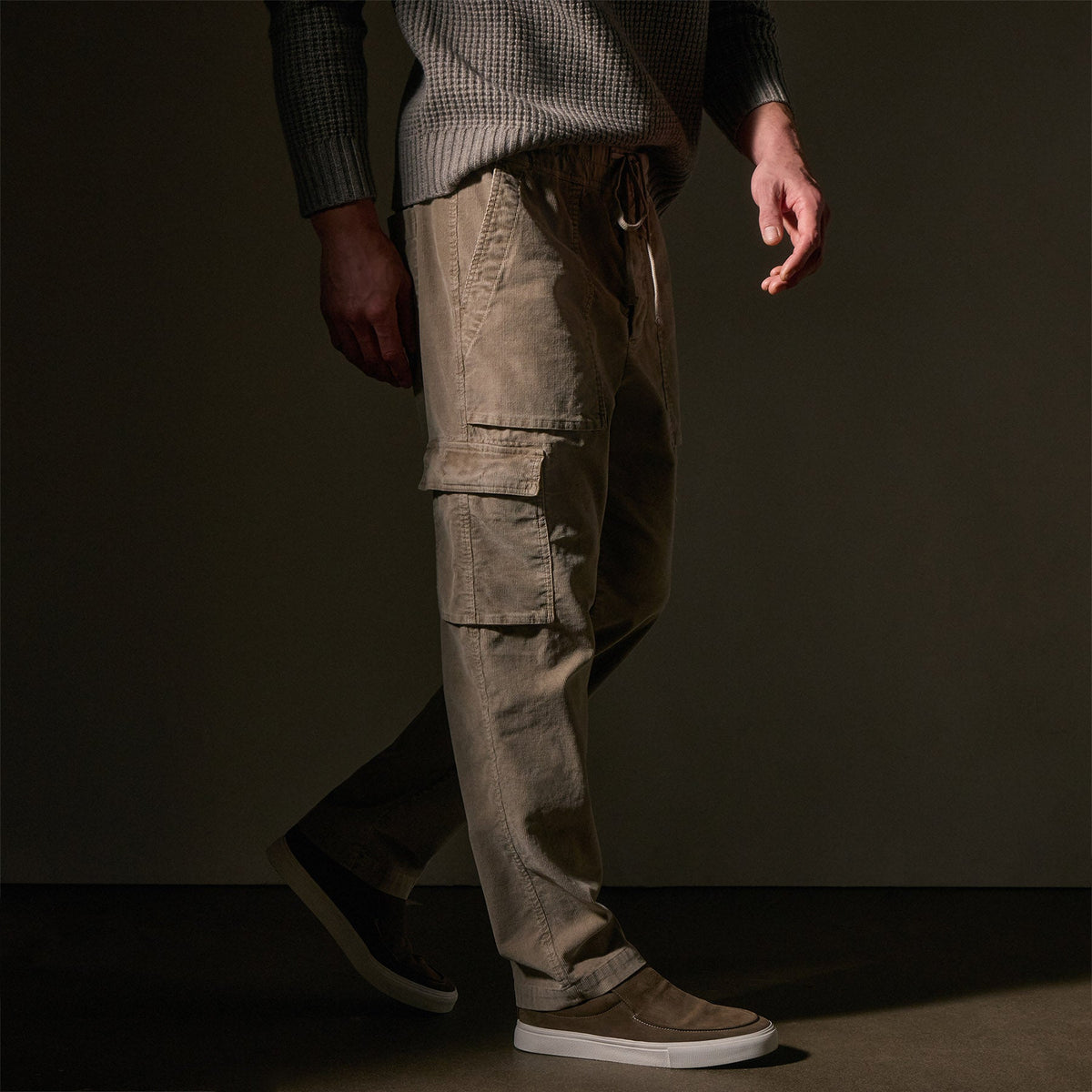 Cord Utility Pant in Overcast Pigment | James Perse Los Angeles