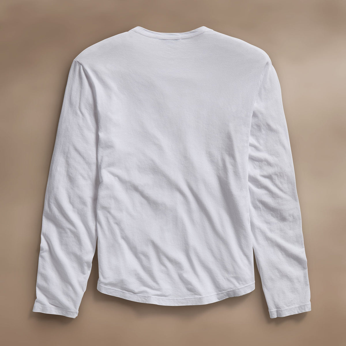 Shirttail Hem Crew in White | James Perse Los Angeles
