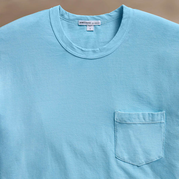 Lightweight Jersey Pocket Tee in Skipper Pigment | James Perse Los Angeles