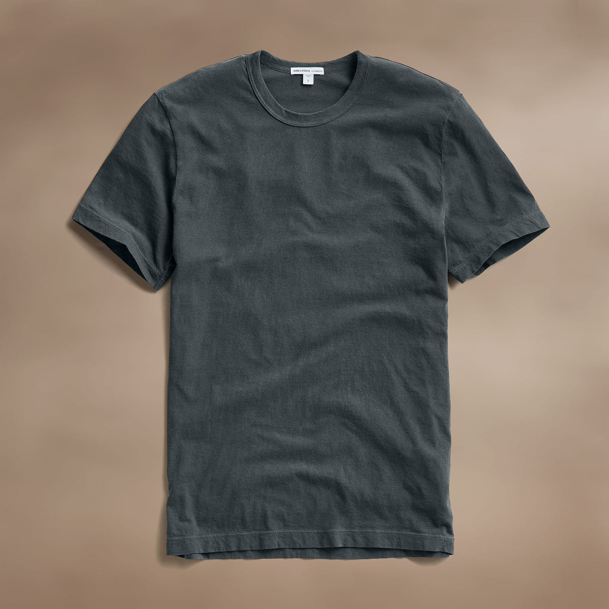 Short Sleeve Crew Neck in Asphalt Pigment | James Perse Los Angeles
