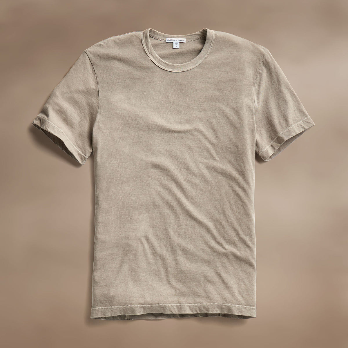 Short Sleeve Crew Neck in Overcast Pigment | James Perse Los Angeles