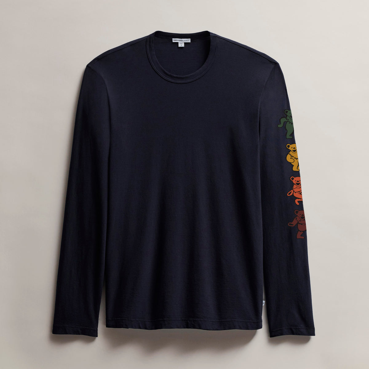 Men's Grateful Dead Long Sleeve Color Bears in Deep/Cadmium | James Perse Los Angeles