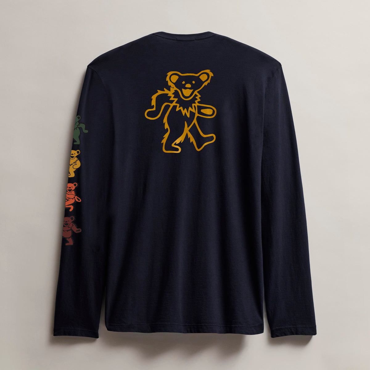 Men's Grateful Dead Long Sleeve Color Bears in Deep/Cadmium | James Perse Los Angeles