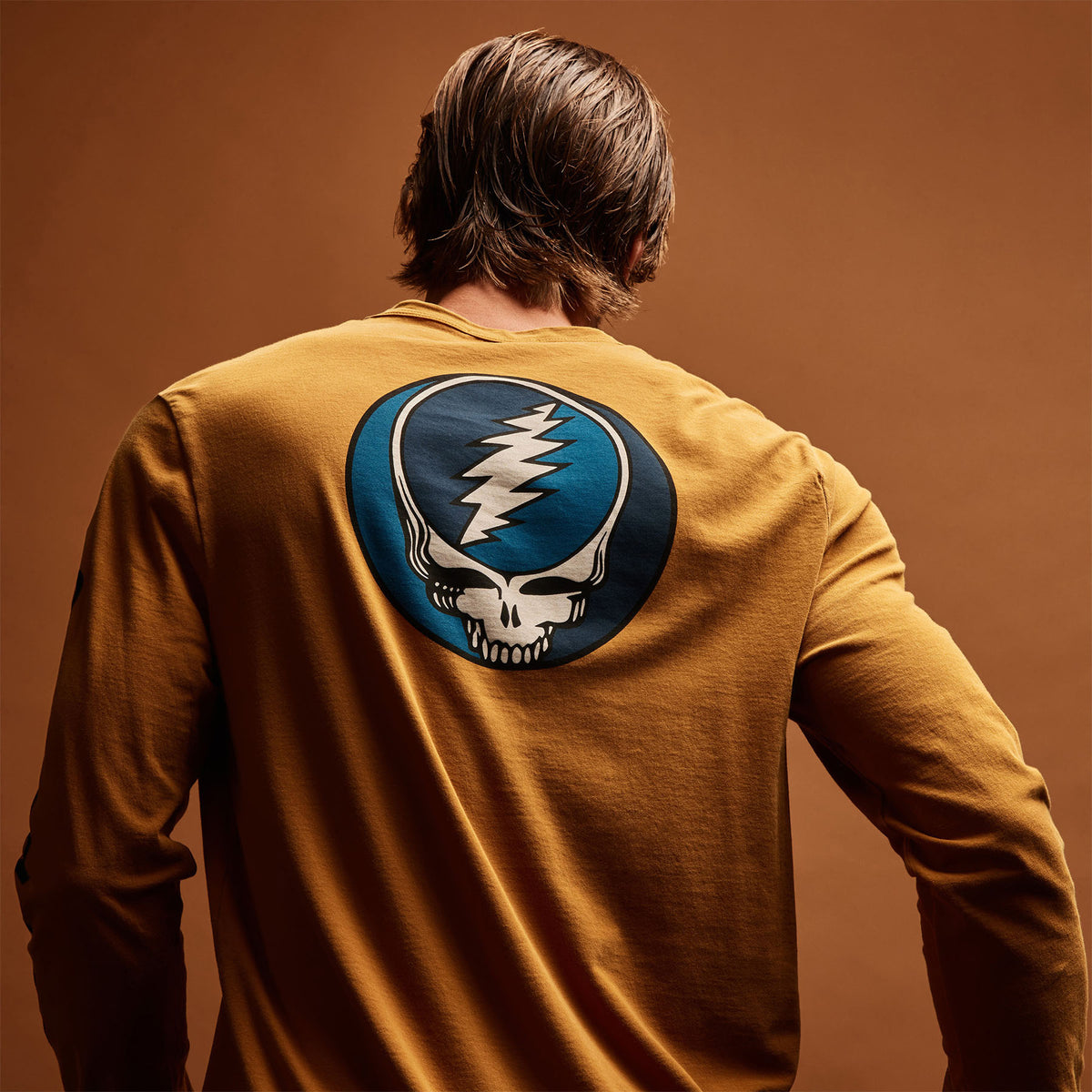 Men's Grateful Dead Long Sleeve Tee Set in Comet/White/Black | James Perse Los Angeles