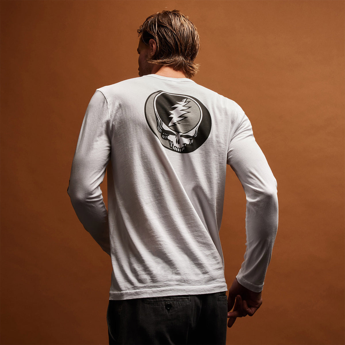 Men's Grateful Dead Long Sleeve Tee Set in Comet/White/Black | James Perse Los Angeles
