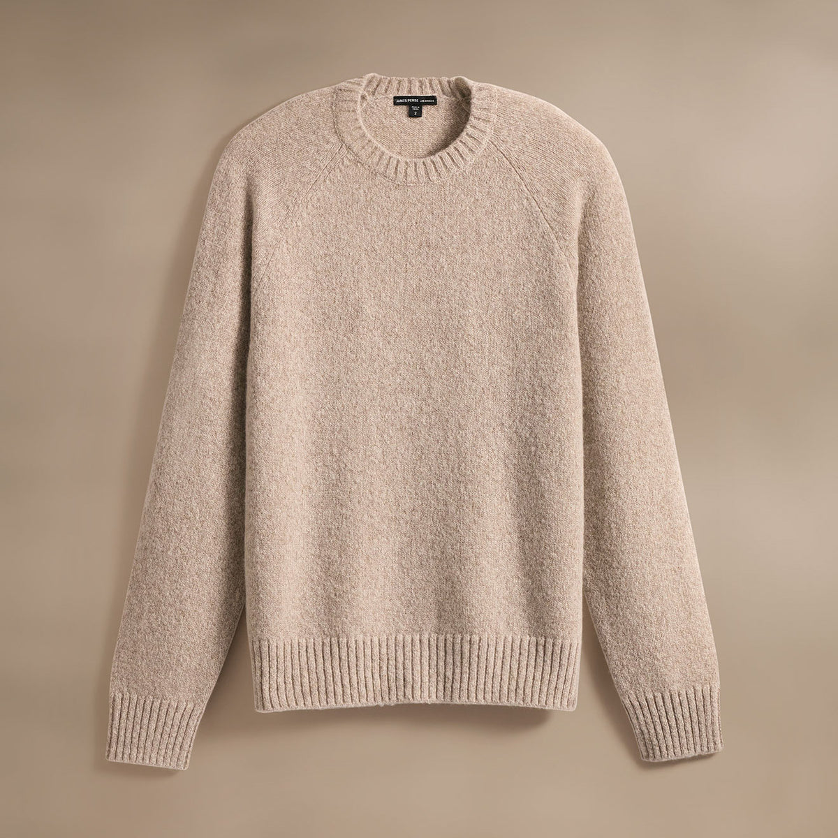 Men's Lightweight Textured Cashmere Crew Gift Set in True Black/Hazel | James Perse Los Angeles