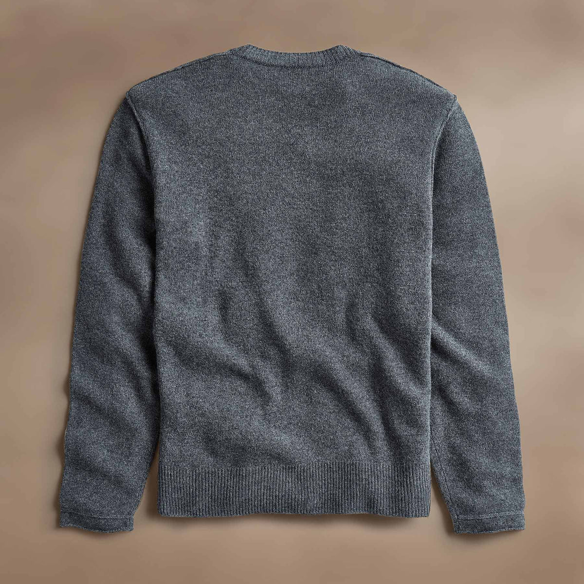 Soft Featherweight Cashmere Crew in Flannel | James Perse Los Angeles