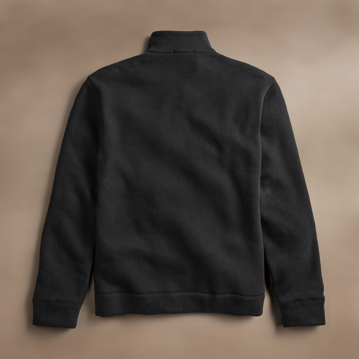 Cozy Half Zip in Black | James Perse Los Angeles