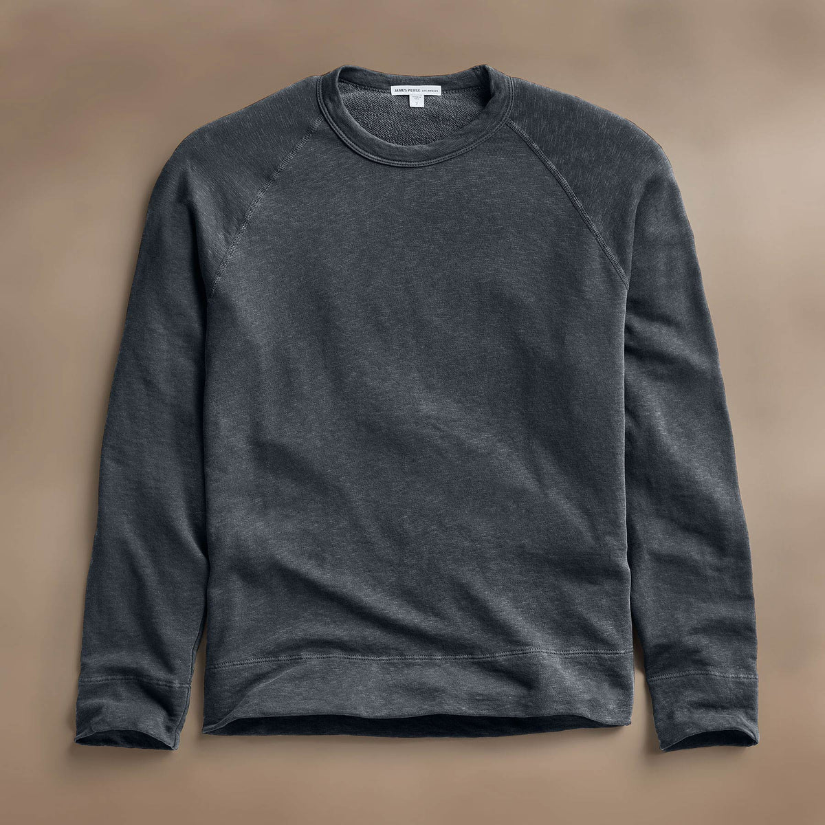 Vintage French Terry Sweatshirt in Asphalt Pigment | James Perse Los Angeles