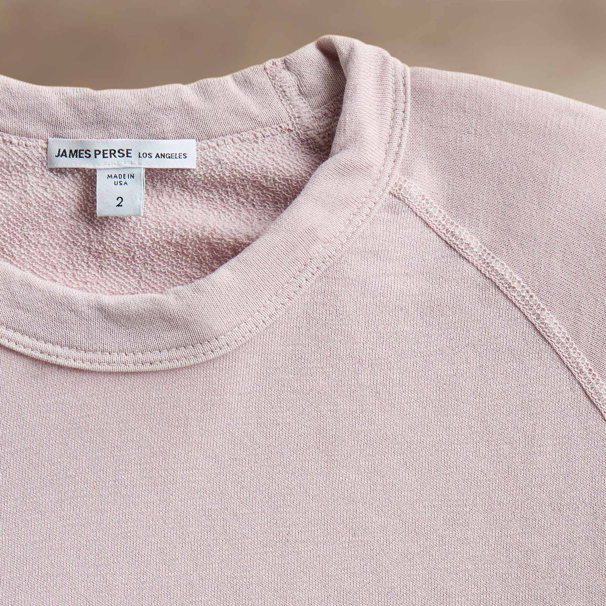 Vintage French Terry Sweatshirt in Degas Pigment | James Perse Los Angeles