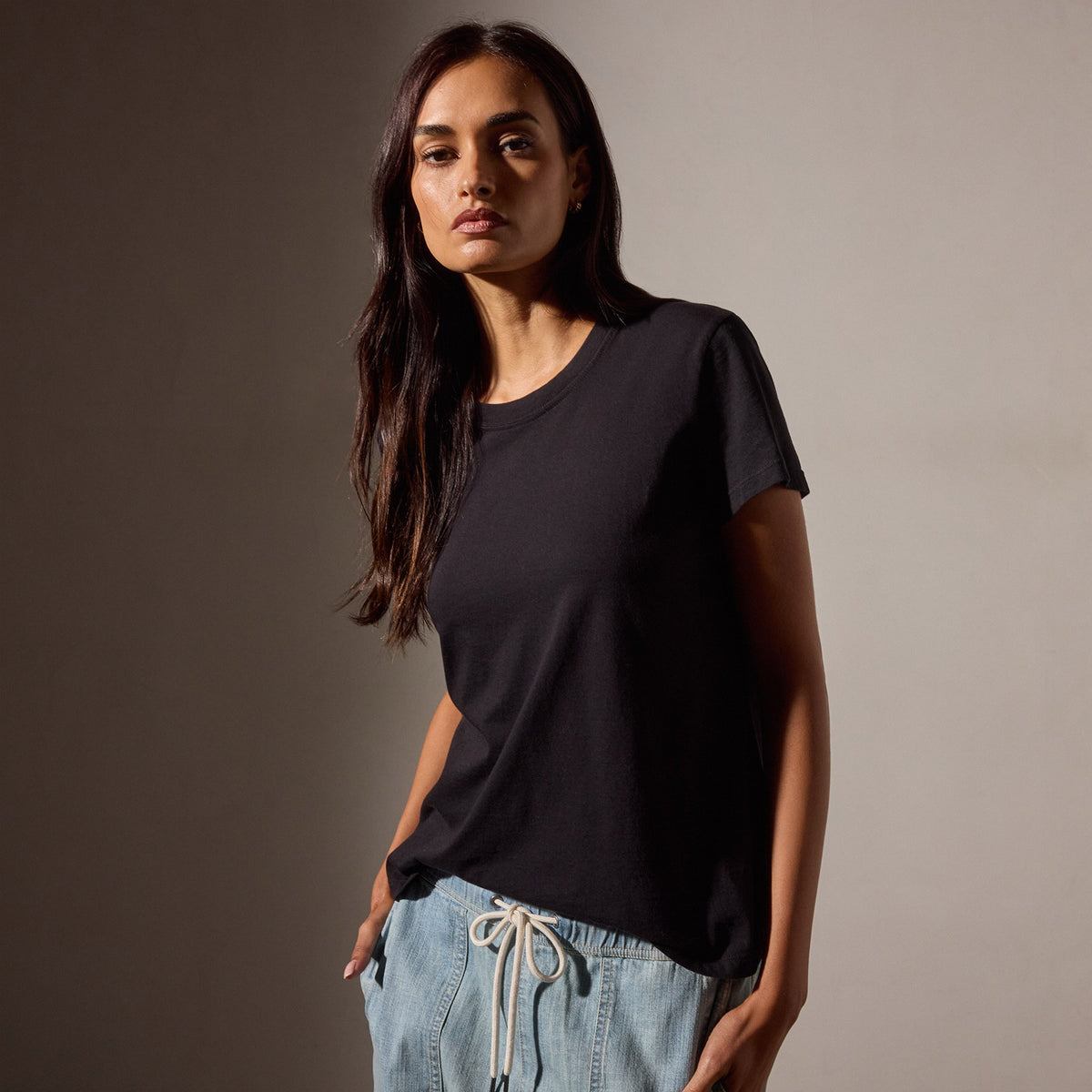 Women's Classic Tee Shirt Gift Set in Black, White, Blue Noir Pigment, Degas Pigment | James Perse Los Angeles
