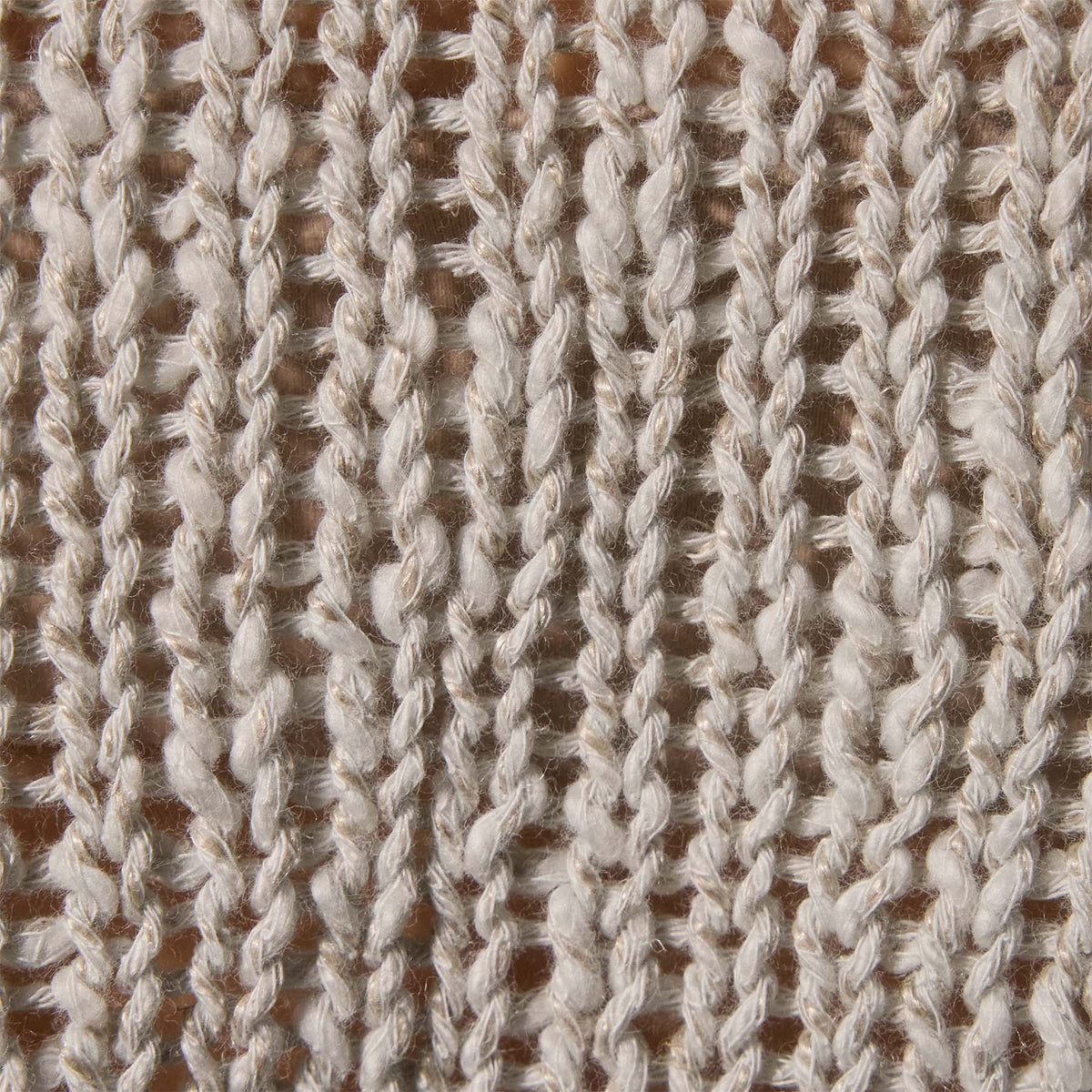 Cotton Linen Open Knt Pullover in Foam | James Perse Los Angeles