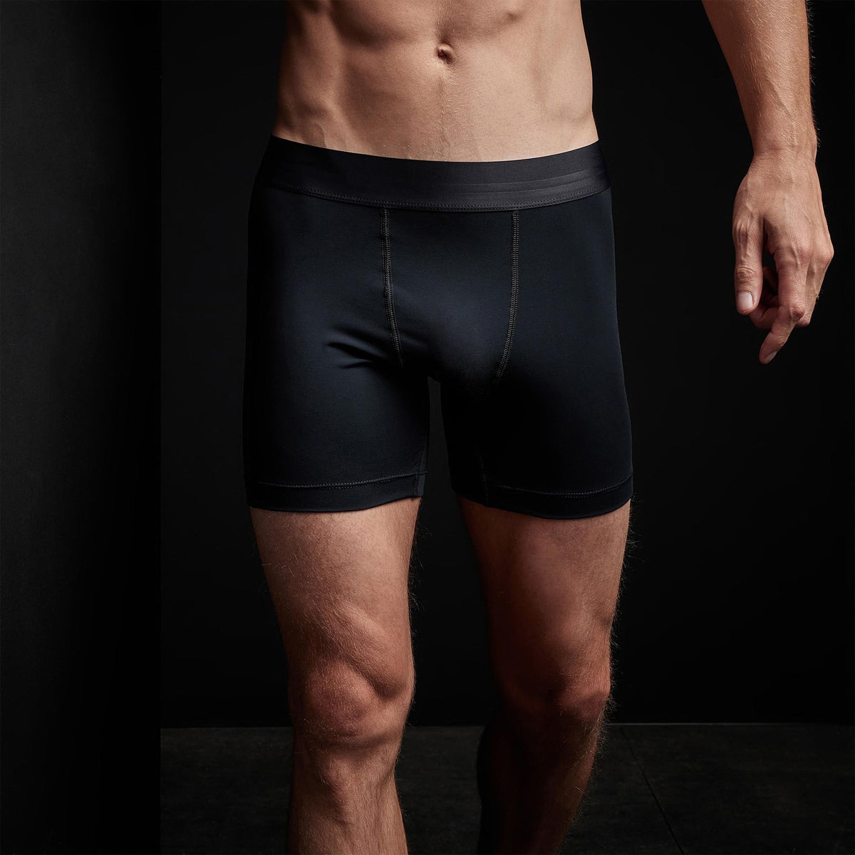 Y/OSEMITE Cool Touch Sport Boxer Short In Black | James Perse Los Angeles