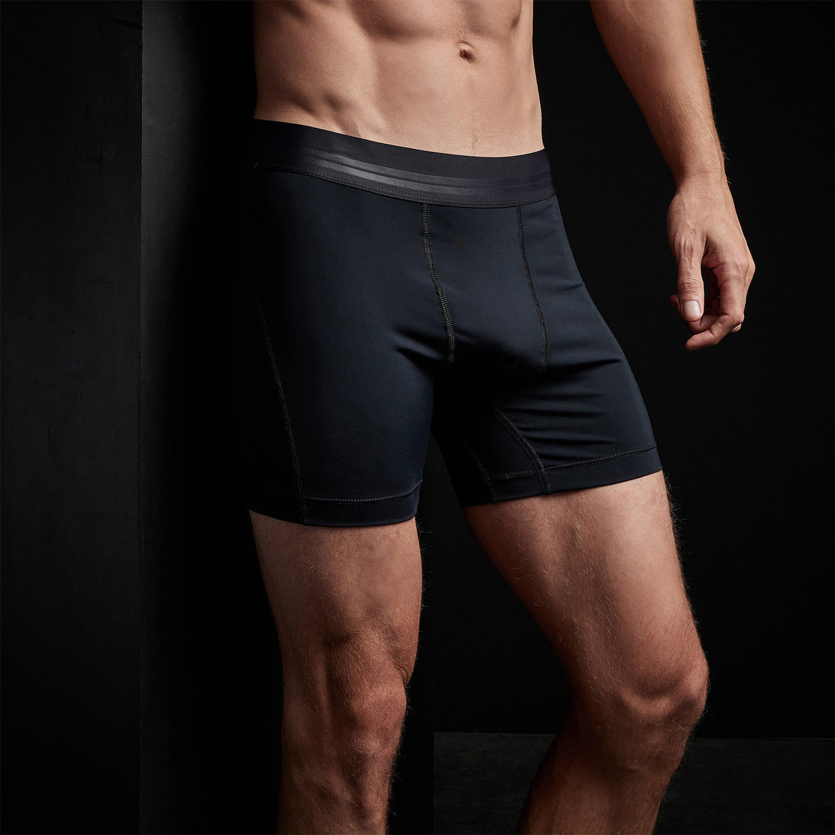 Y/OSEMITE Cool Touch Sport Boxer Short In Black | James Perse Los Angeles