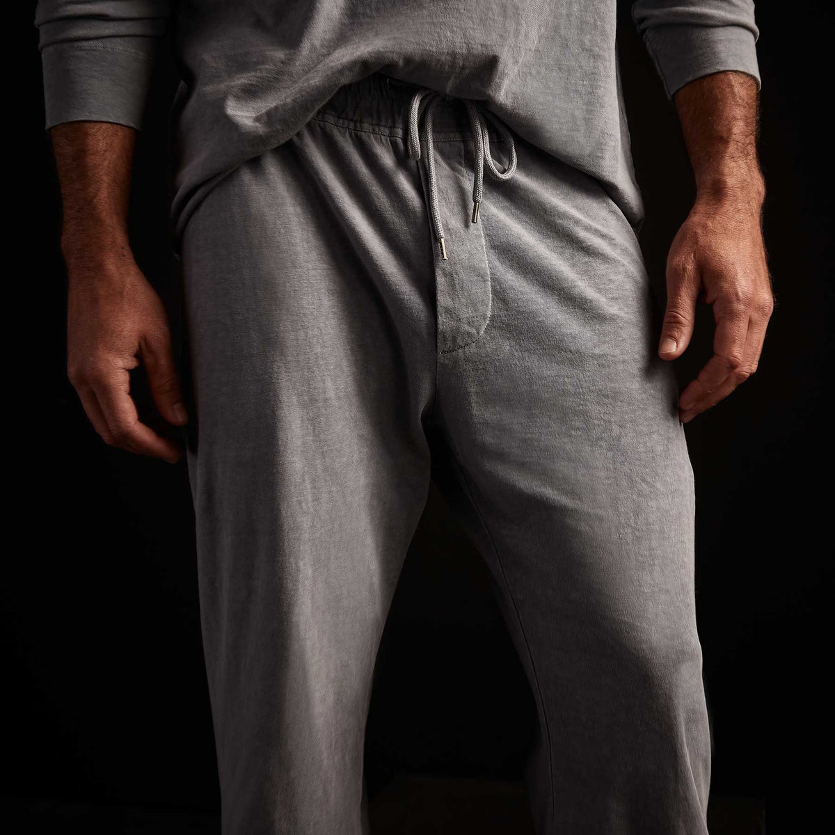 High Twist Jersey Pant - Arsenic Pigment | James Perse Los Angeles