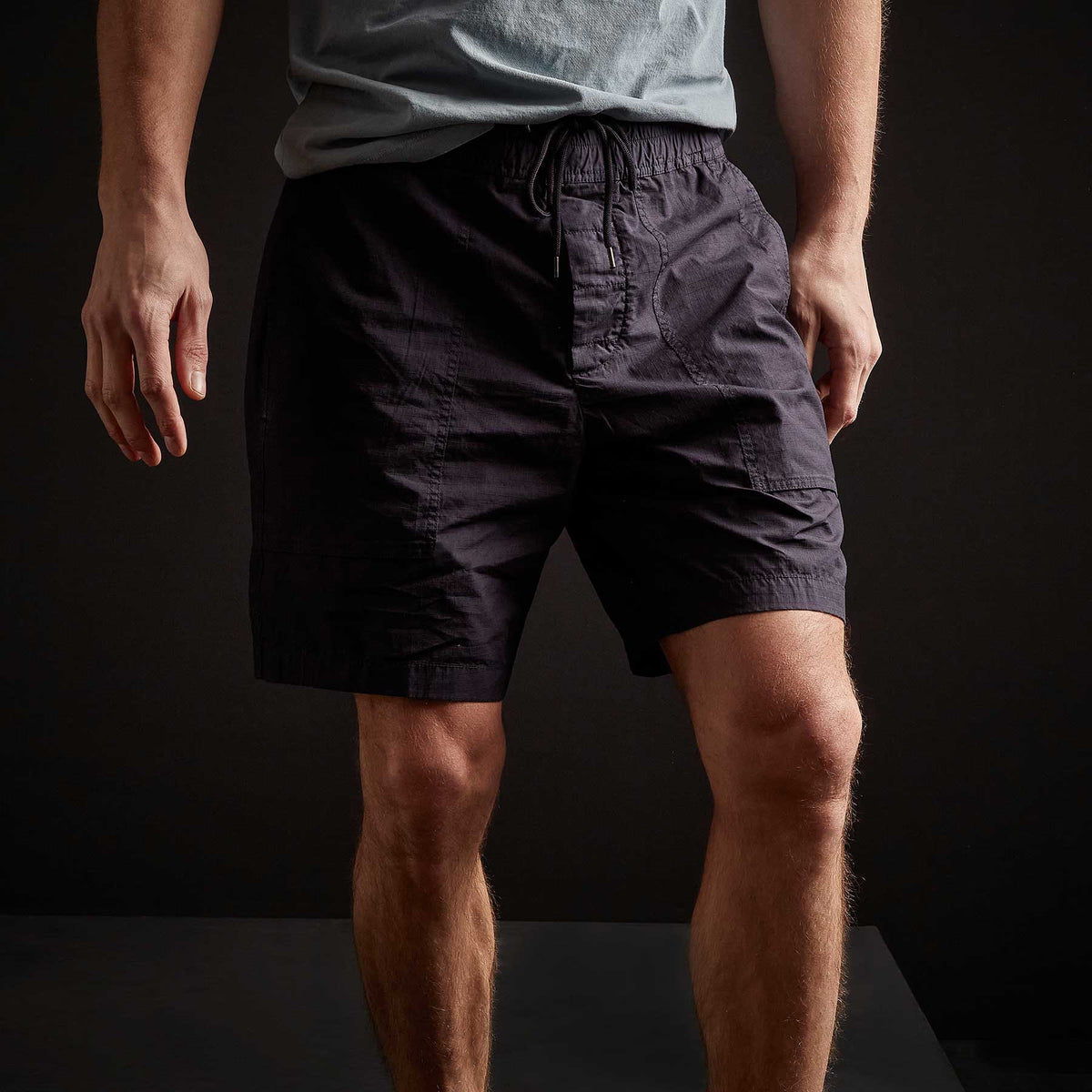 Rip Stop Short - French Navy | James Perse Los Angeles