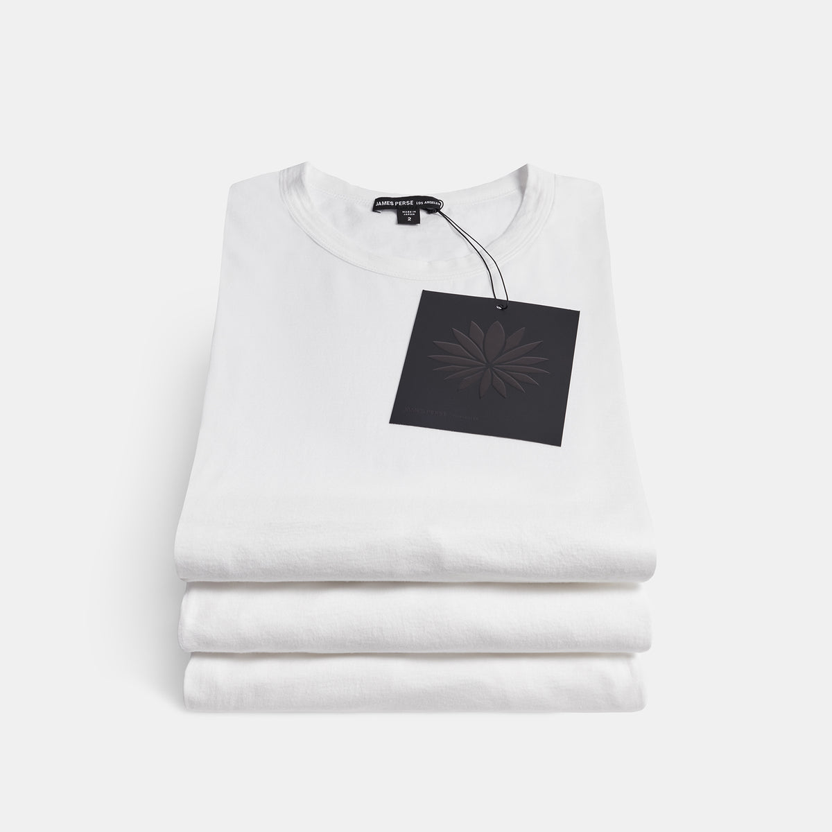 Luxe Lotus Jersey Tee 3 Pack In White | James Perse Los Angeles