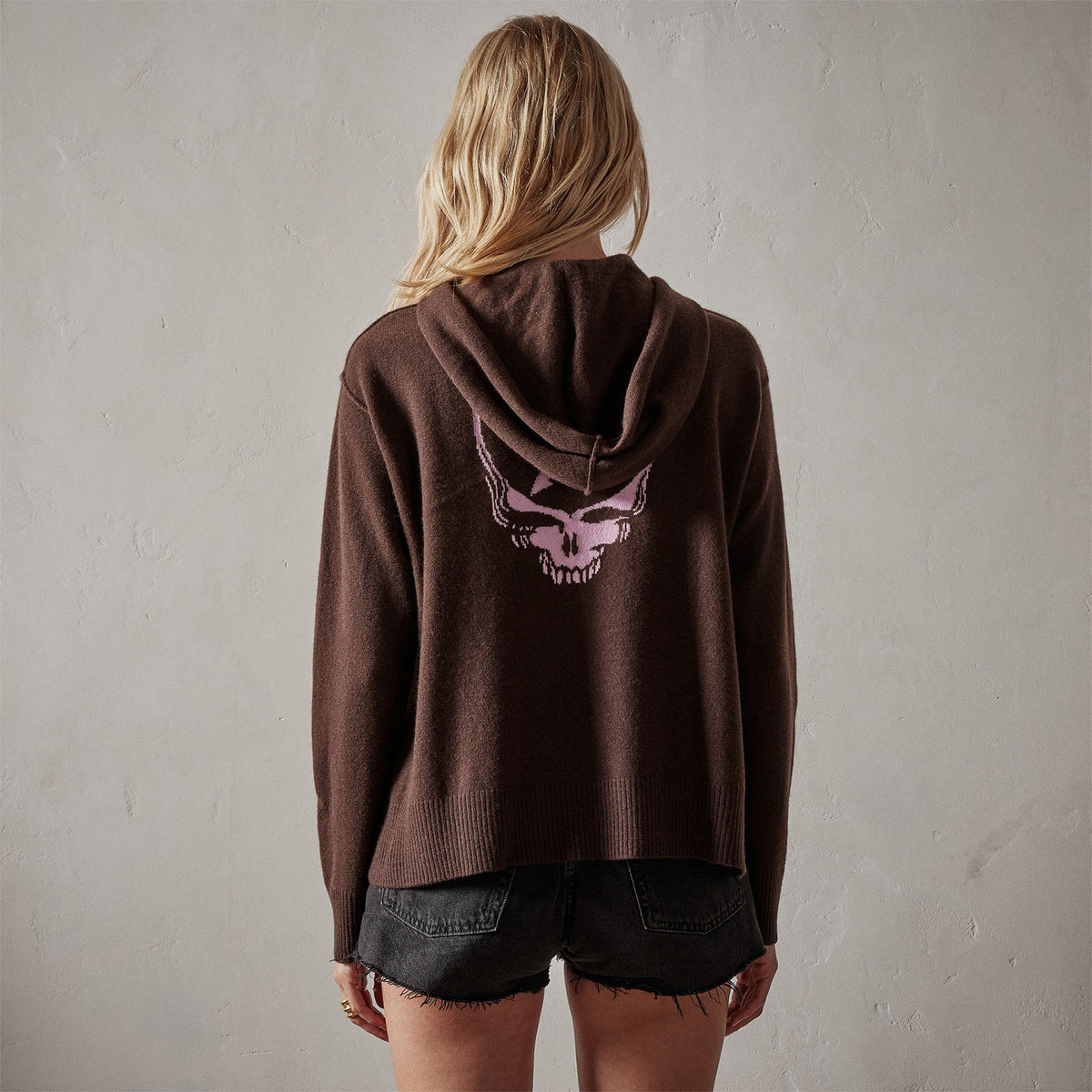 Grateful Dead Pullover Hoody in Black Cherry | James Perse Los Angeles