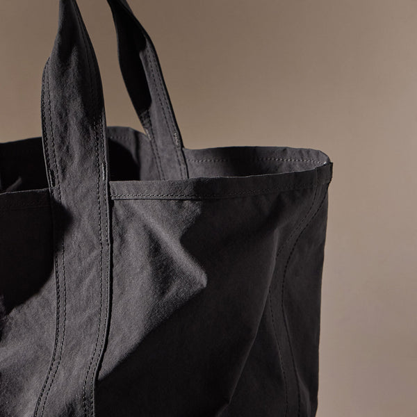 Small Matte Nylon Tote in Black | James Perse Los Angeles