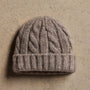 Lightweight Txrd Cashmere Cblknt Beanie in Beige Melange | James Perse Los Angeles