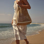 Raffia Tote in Natural | James Perse Los Angeles