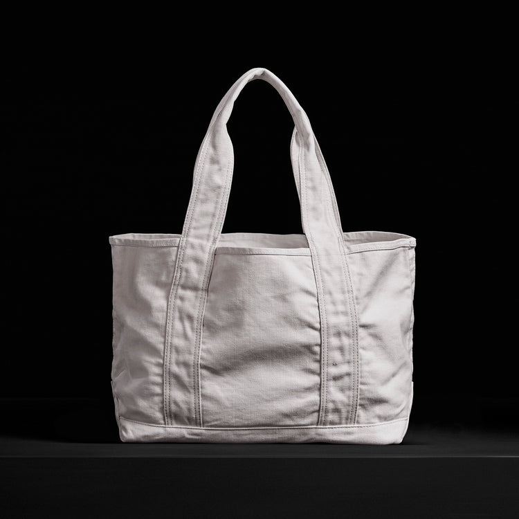 Classic Mini Canvas Tote in White | James Perse Los Angeles