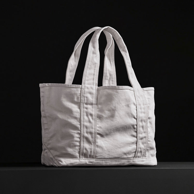 Classic Mini Canvas Tote in White | James Perse Los Angeles