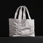Classic Mini Canvas Tote in White | James Perse Los Angeles