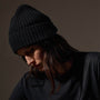 Cashmere Beanie & Scarf Gift Set in Black | James Perse Los Angeles