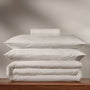 Cotton Bedding Set in Queen White | James Perse Los Angeles