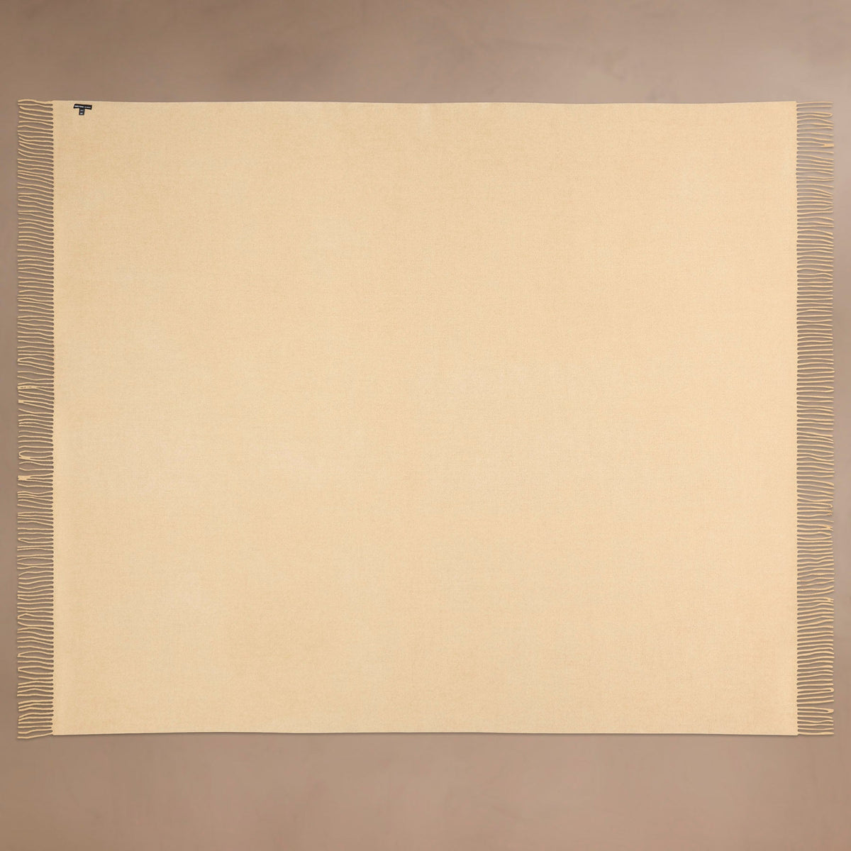 Double Sided Woven Cash Blanket  in Rust/Ivory | James Perse Los Angeles