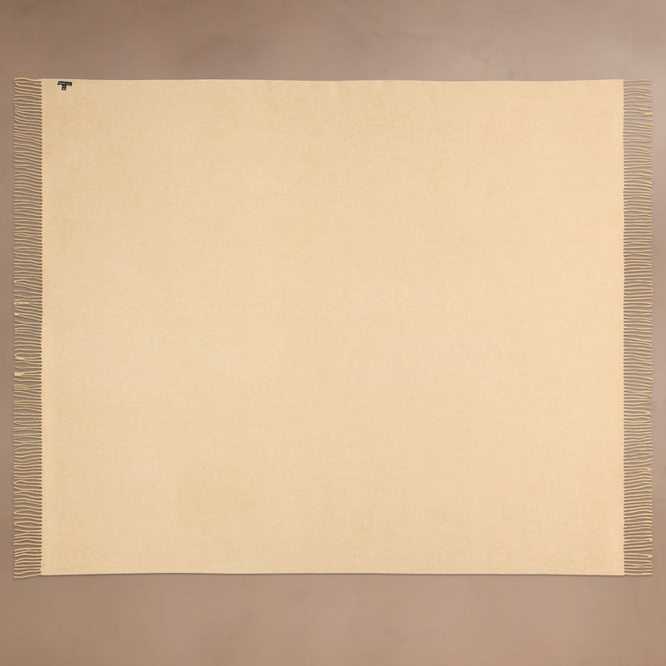 Double Sided Woven Cash Blanket  in Rust/Ivory | James Perse Los Angeles