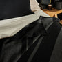 Sarti Stripe Soft Wool Blanket Gift Box in Black/Lead | James Perse Los Angeles