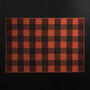 Plaid Cashmere Home Gift Set in Burnt Orange/ Charcoal/ Black | James Perse Los Angeles