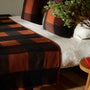 Plaid Cashmere Home Gift Set in Burnt Orange/ Charcoal/ Black | James Perse Los Angeles