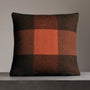Plaid Cashmere Home Gift Set in Burnt Orange/ Charcoal/ Black | James Perse Los Angeles