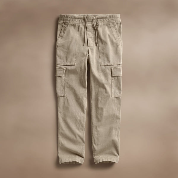Army Cotton Slub Cargo Pant in Overcast Pigment | James Perse Los Angeles