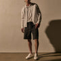 Slub Cotton Utility Flight Short in Magma Pigment | James Perse Los Angeles