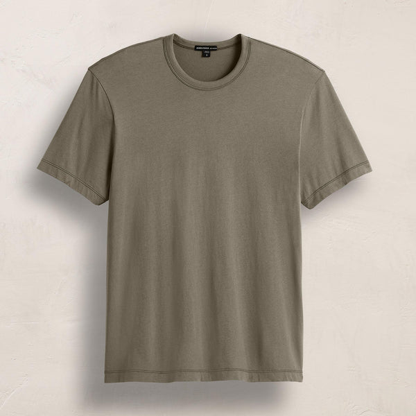 Brushed Lotus Crew in Birch | James Perse Los Angeles