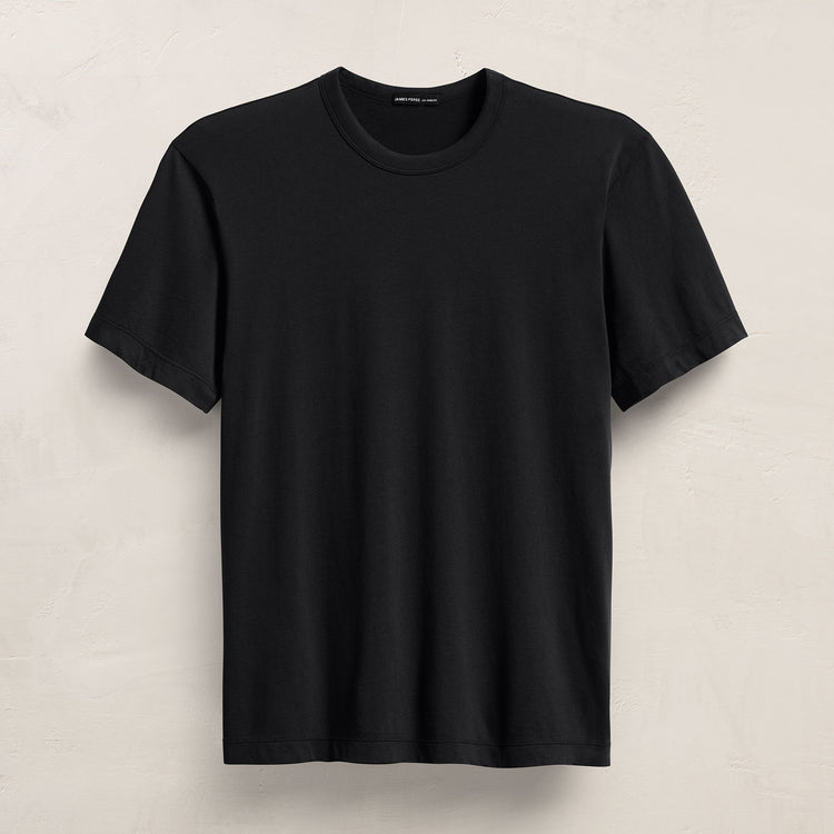 Brushed Lotus Crew - Black