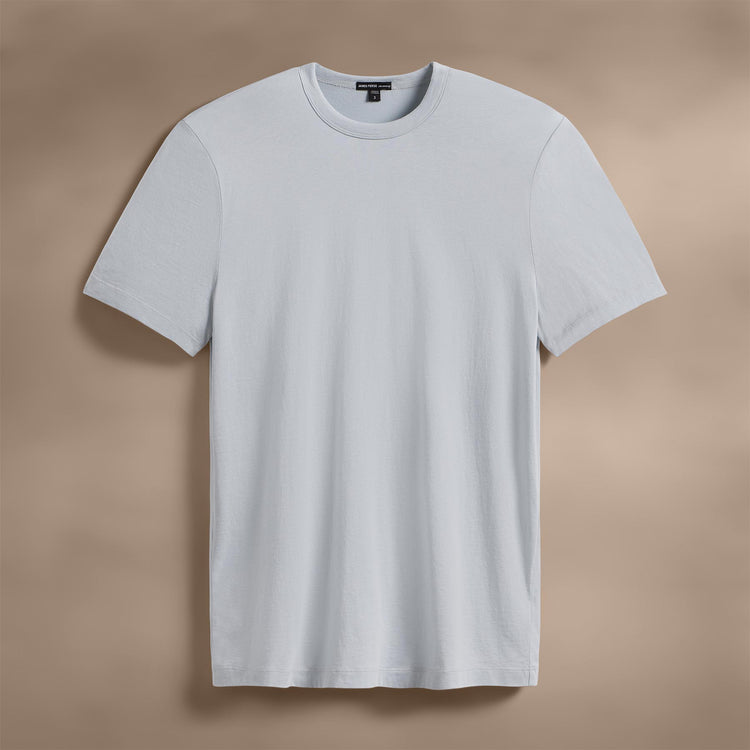 Brushed Lotus Crew in Grey Glacier | James Perse Los Angeles