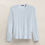 Brushed Lotus Long Sleeve Crew in Memory | James Perse Los Angeles