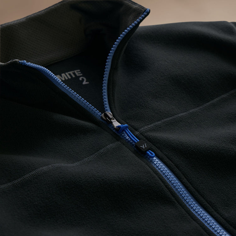 Brush Scuba Zip Front Sport Jacket   in Carbon/Blue | James Perse Los Angeles