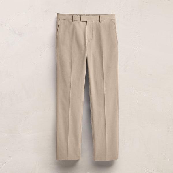 Cashmere Touch Twill Trouser in Stone | James Perse Los Angeles