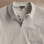 Cotton Linen Pocket Polo in Salt | James Perse Los Angeles