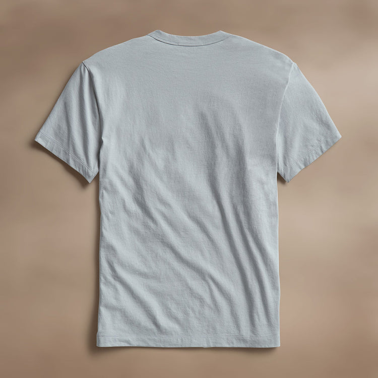 Cotton Linen Pocket Tee in Grey Sky | James Perse Los Angeles